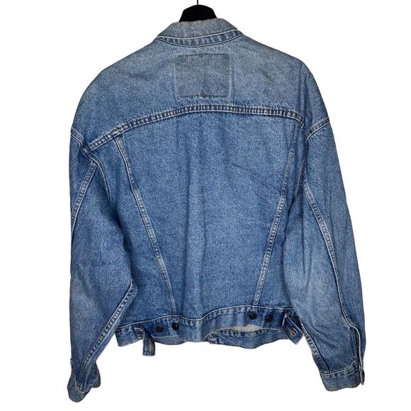 Vintage 90s Levi’s Trucker Jacket Made In USA Large - Picture 4 of 8